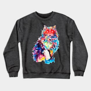 Space cat Crewneck Sweatshirt